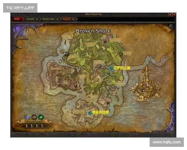 魔兽世界小地图定位方法解析